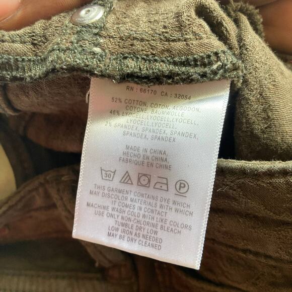 Pilcro and the Letterpress Serif Textured Pants Size 28 - Picture 7 of 10